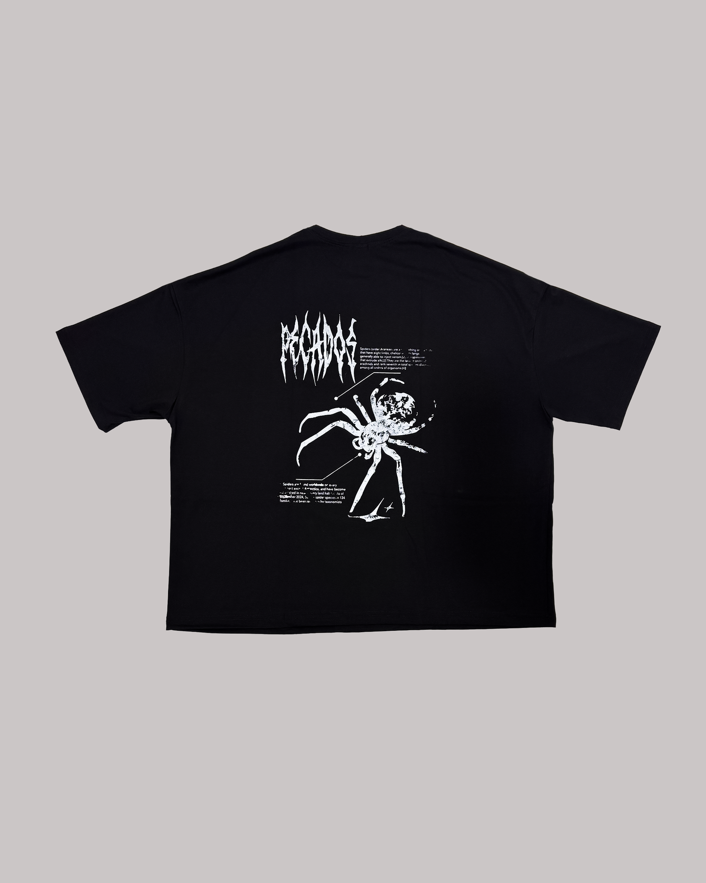 Camiseta Oversize SPIDER negra