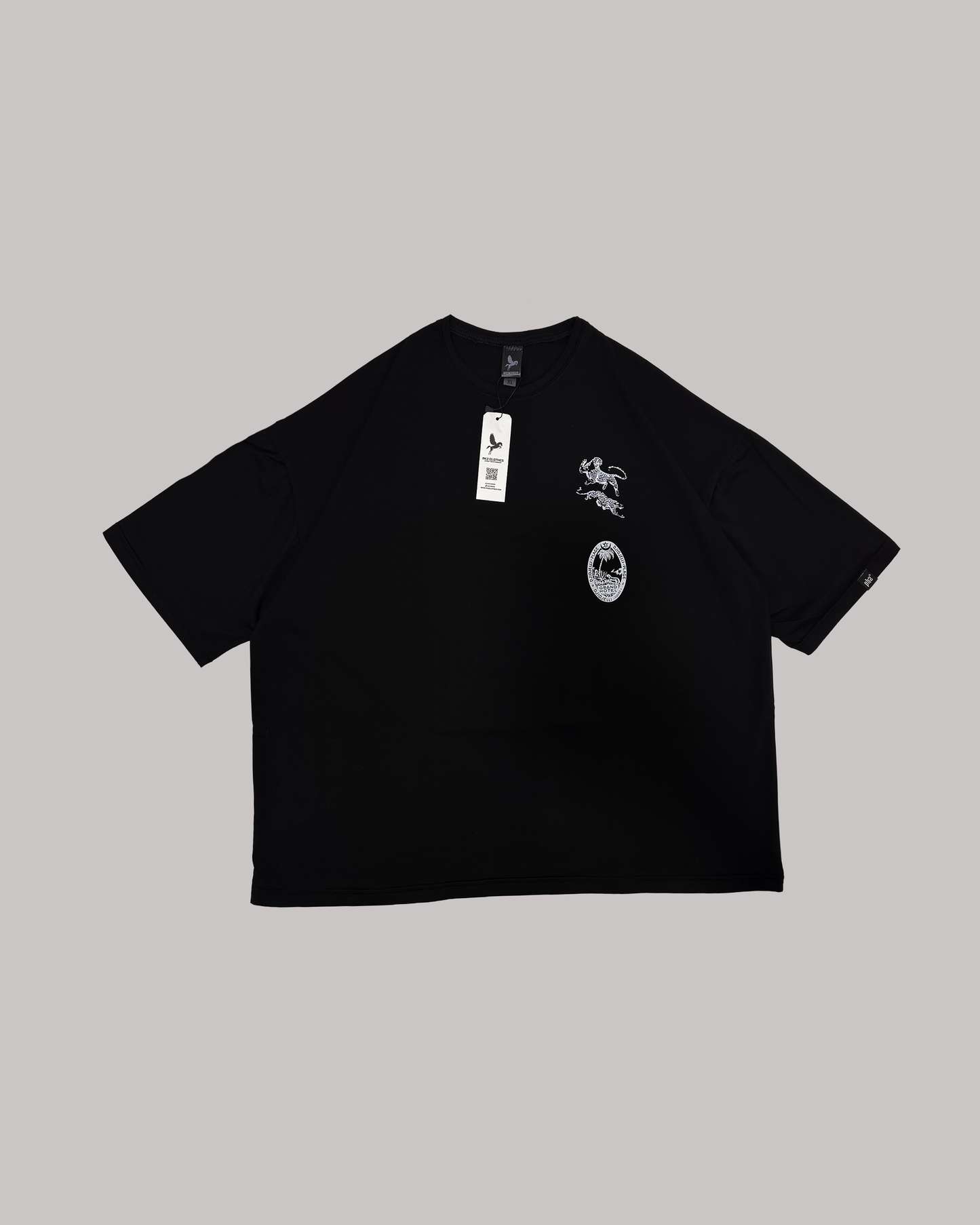 Camiseta Oversize GRAND MOTEL Negra