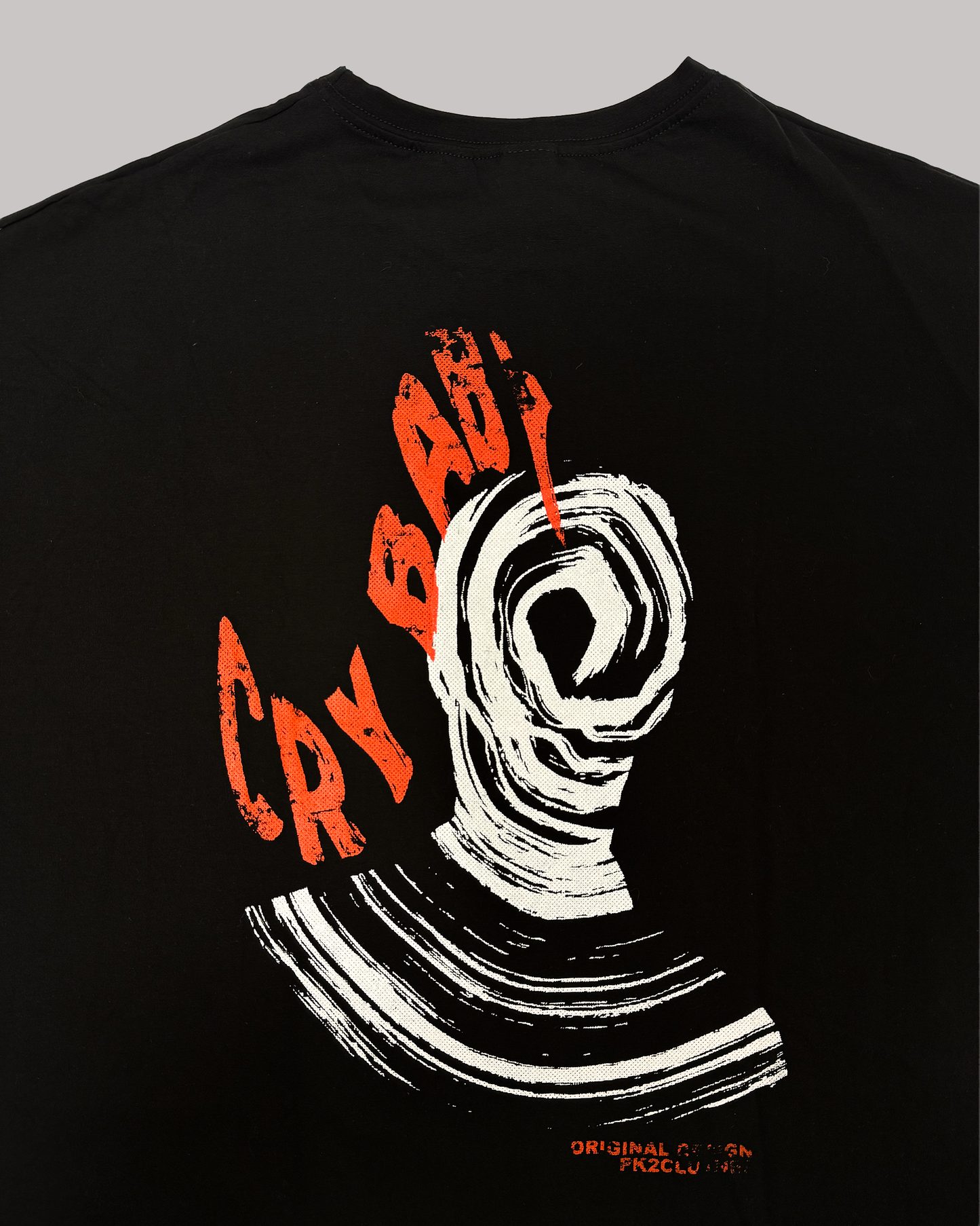Camiseta Oversize CRY BABY Negra