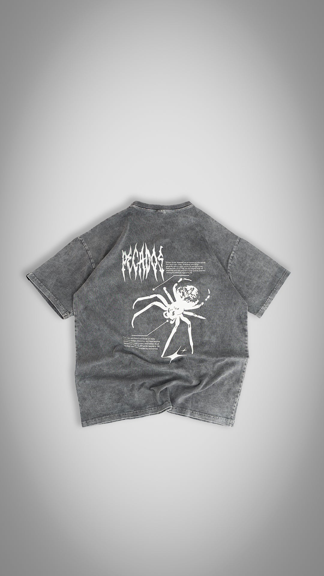 Oversize Acidwash spider