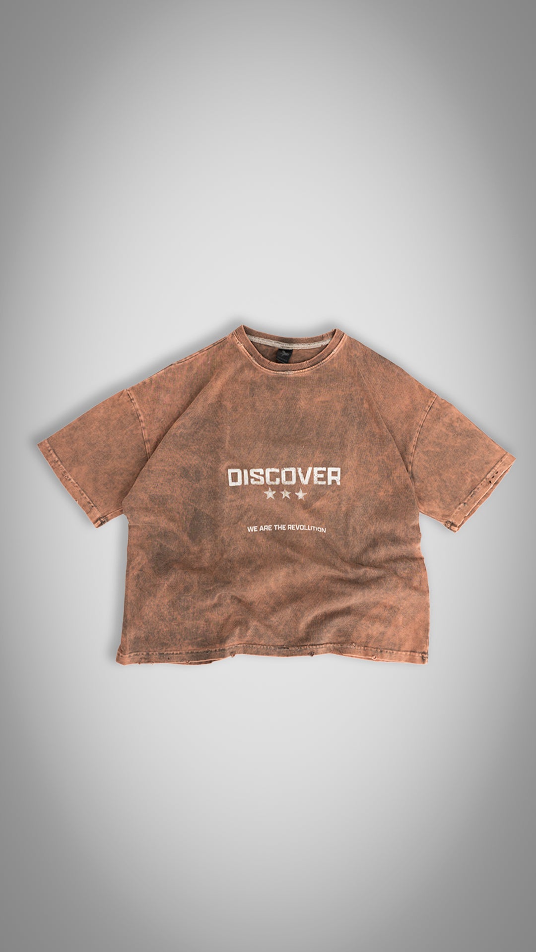 Oversize Acidwash Discover - destroyed efect