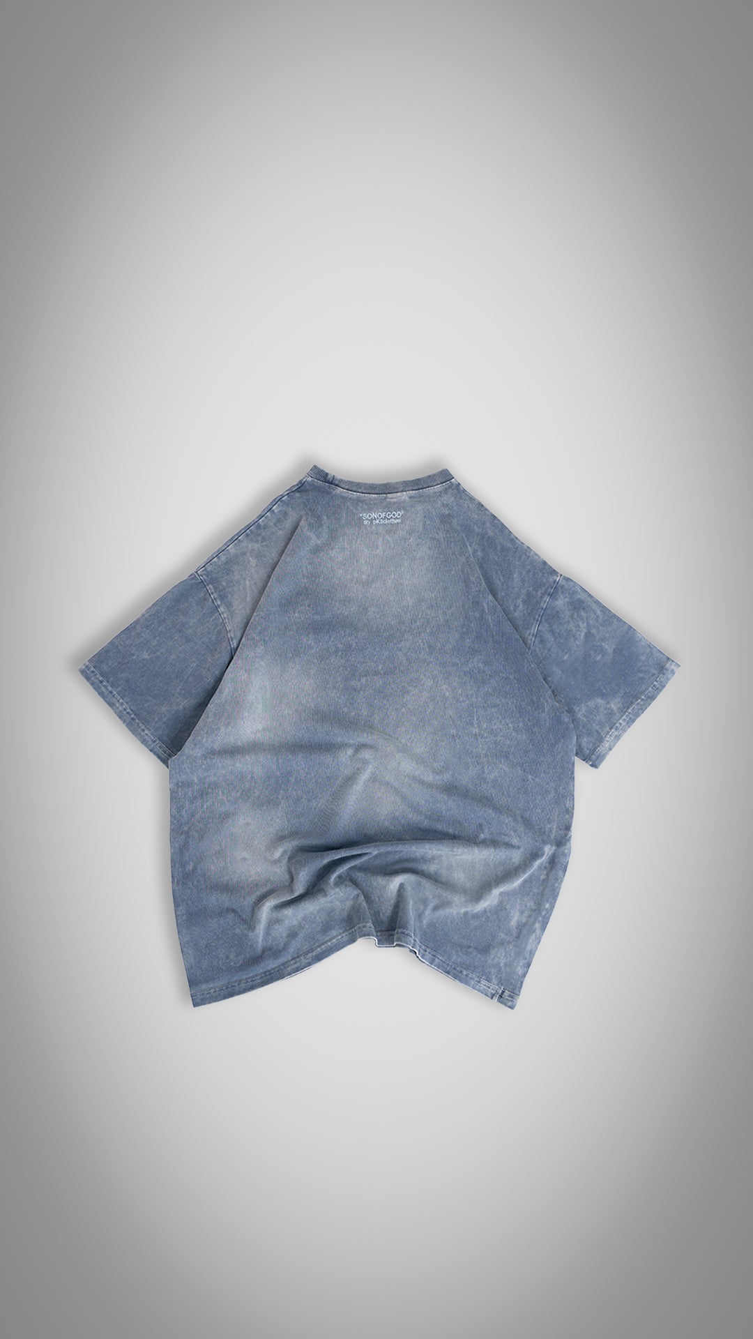 Oversize Acidwash Logo bordado