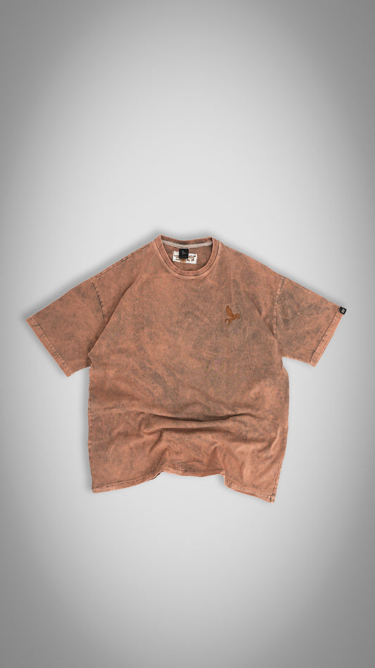 Oversize Acidwash Logo bordado