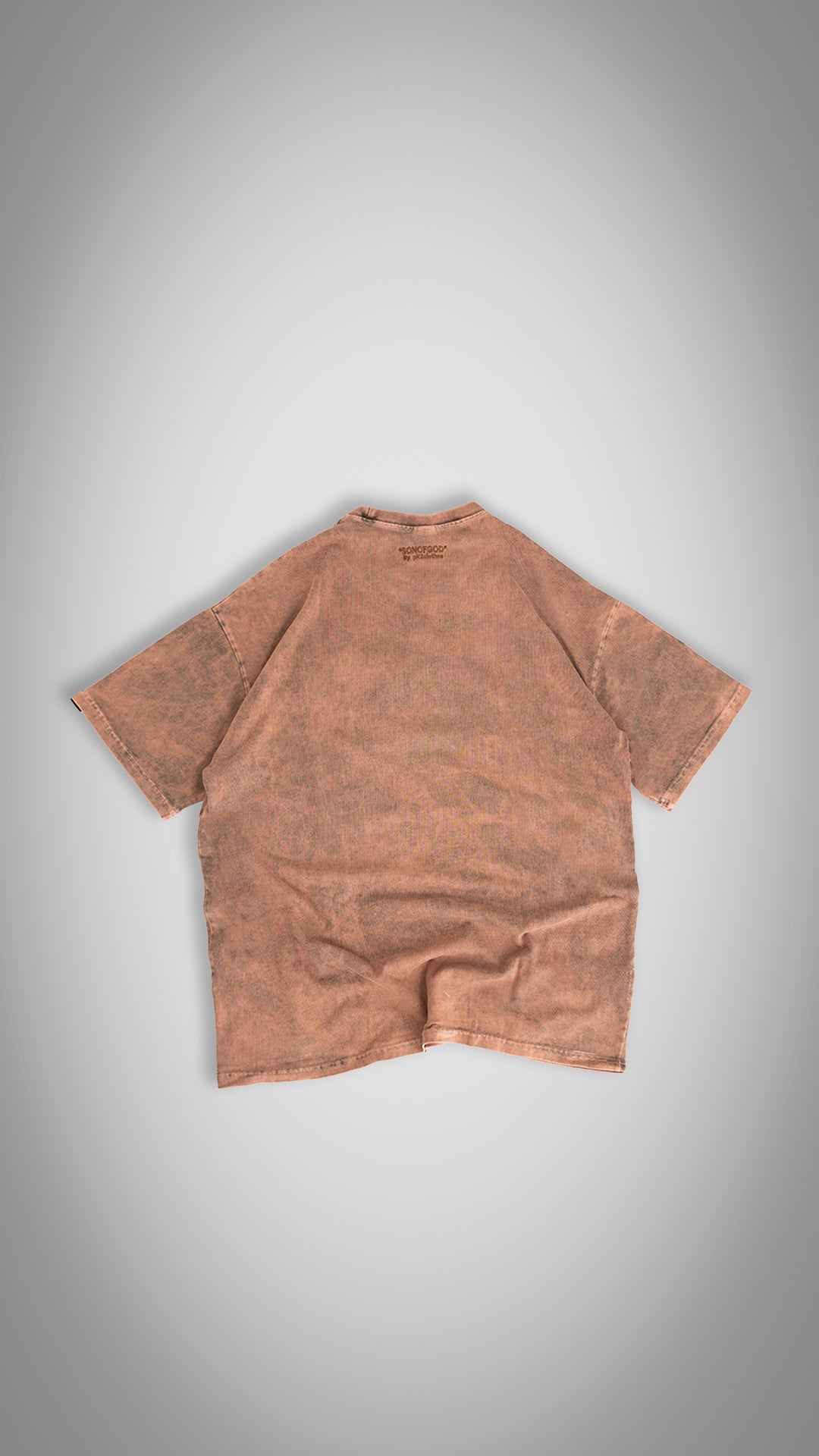 Oversize Acidwash Logo bordado