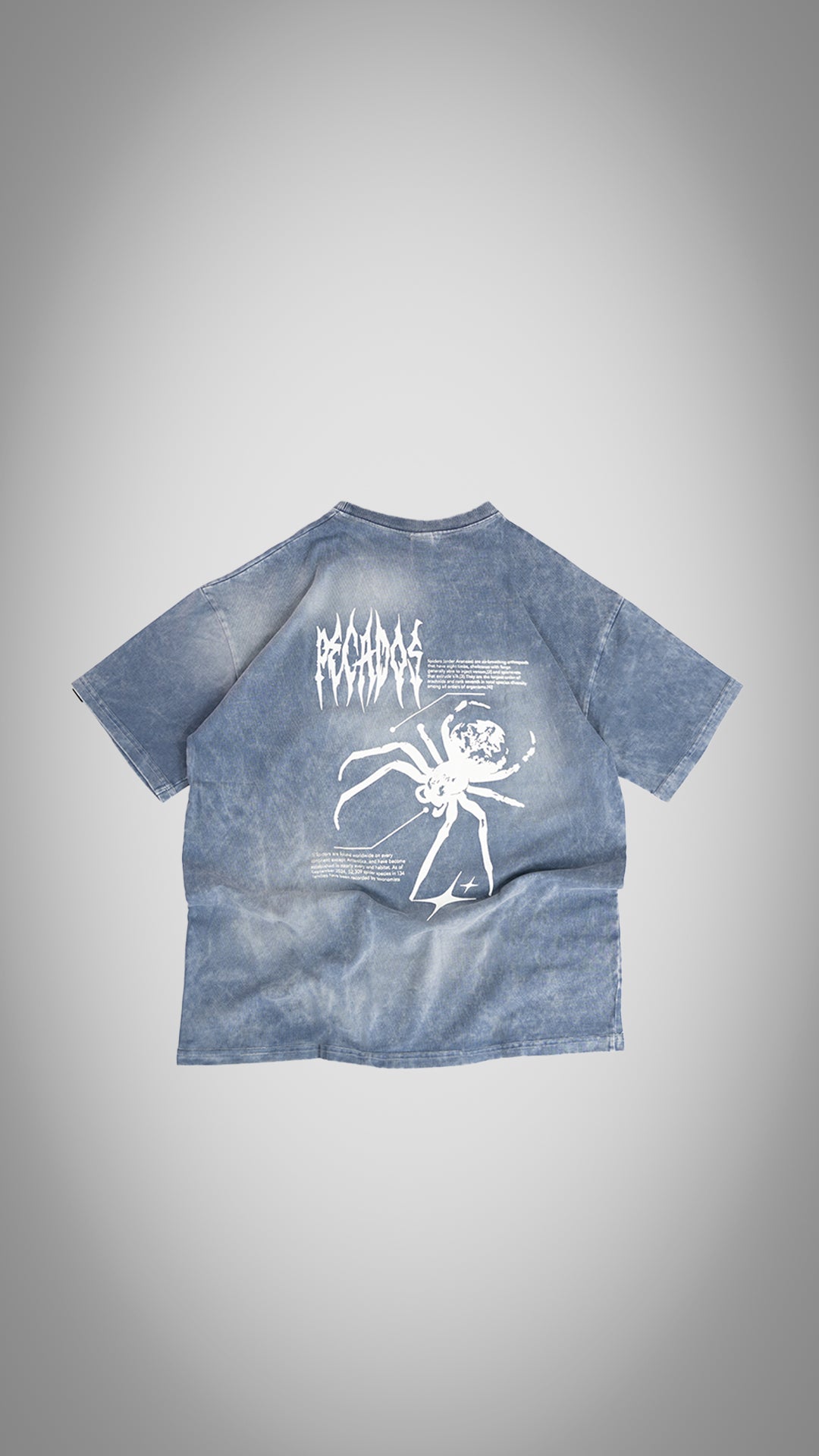 Oversize Acidwash spider
